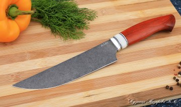 Кухонный нож Шеф № 8 сталь К340 рукоять падук акрил