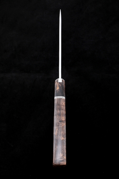 Нож Карачаевский бичак (бычак) Х12МФ карельская береза коричневая
