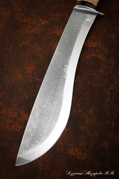 Knife Machete No. 11 steel 95h18 handle birch bark