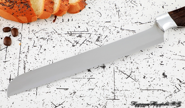 Knife Chef No. 15 steel 95h18 handle duralumin wenge