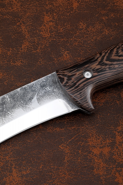 Machete knife No. 11 steel 95h18 all-metal handle wenge