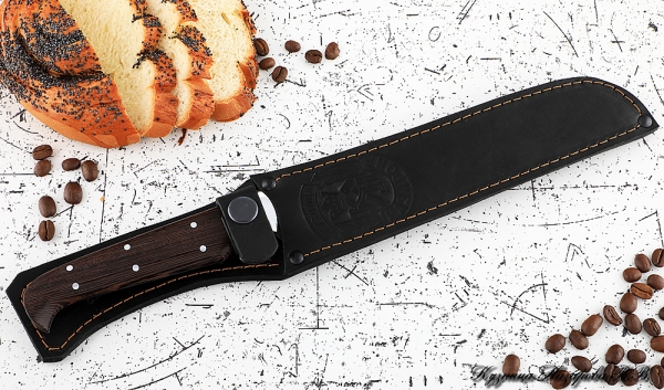 Knife Chef No. 15 steel H12MF handle duralumin wenge