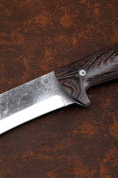 Knife Machete No. 10 steel 95h18 all-metal handle wenge