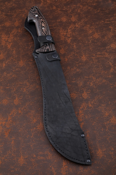 Knife Machete No. 10 steel 95h18 all-metal handle wenge