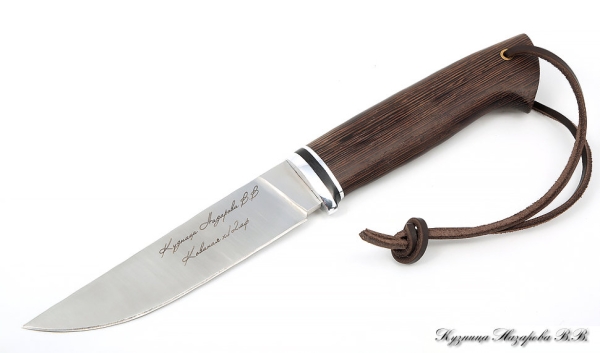 Нож Барс сталь кованая Х12МФ-сатин рукоять венге 