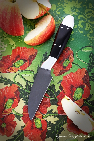 Нож Овощной х12мф цельнометаллический дюраль черный граб