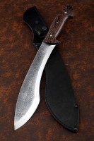 Machete knife No. 8 all-metal steel 95h18 handle wenge