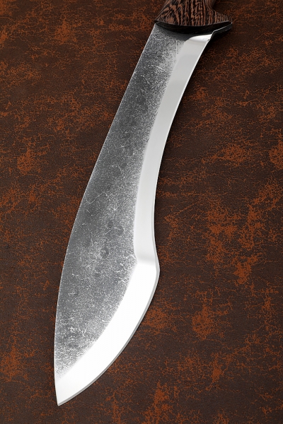 Machete knife No. 8 all-metal steel 95h18 handle wenge