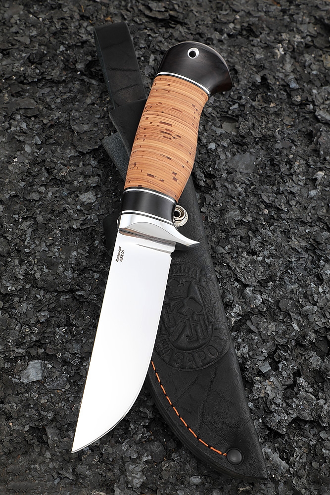 Knife Berkut 95x18 birch bark handle: buy in the online store Nazarov ...