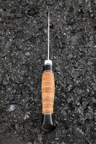 Knife Berkut 95x18 birch bark handle