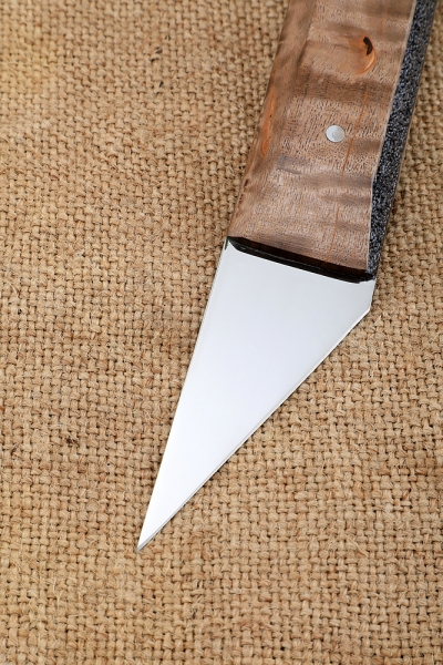 Нож для настоящего рыбака сталь Elmax ЦМ карельская береза