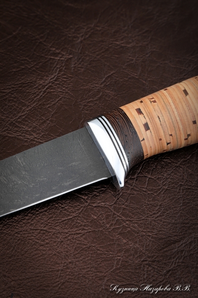 Нож Касатка средний филейный Х12МФ береста