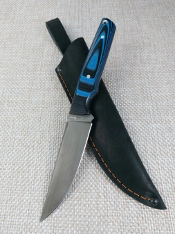 Нож №33 Булат G10 синяя  (распродажа)  