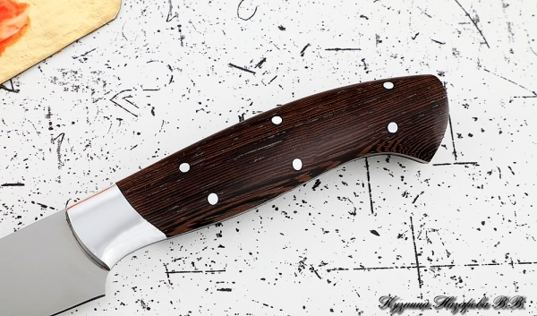 Knife Chef No. 5 steel 95h18 handle duralumin wenge
