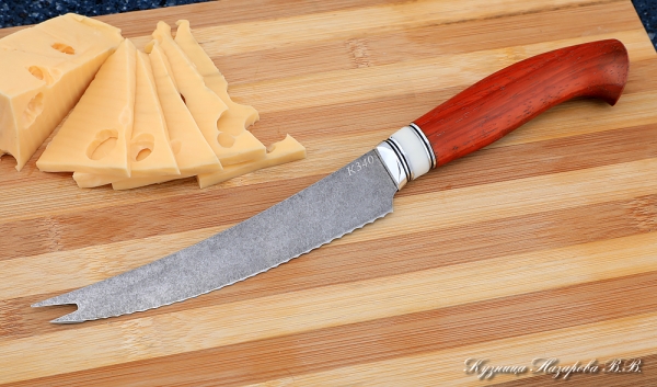Кухонный нож Шеф № 4 сталь К340 рукоять падук акрил