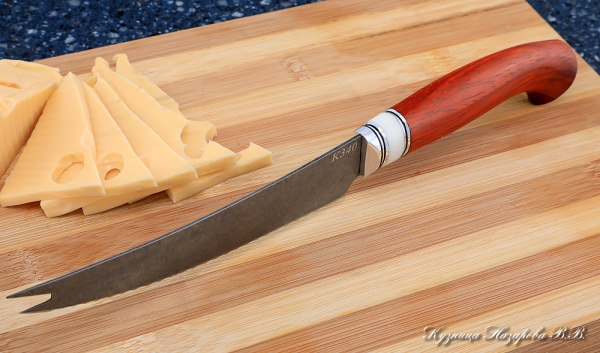 Knife Chef No. 4 steel K340 handle paduk acrylic