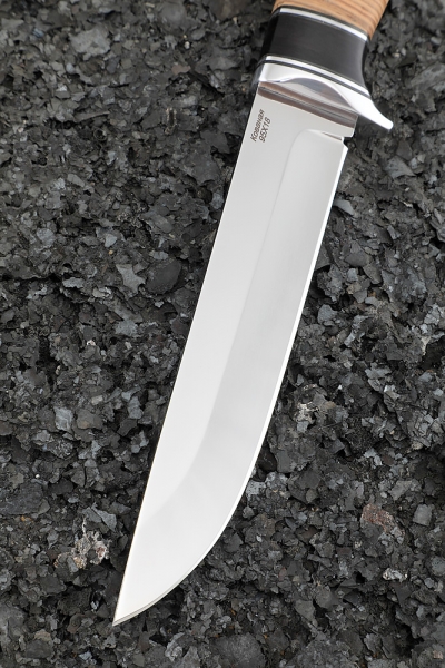 Нож Пехотинец 95х18 рукоять береста