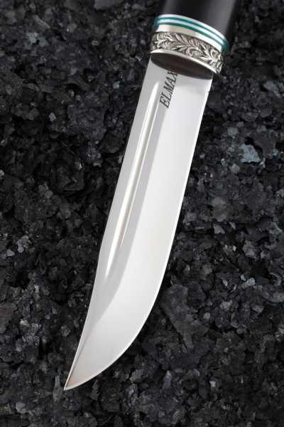 Нож Волна Elmax сталь рукоять комбинированная: черный граб карельская береза