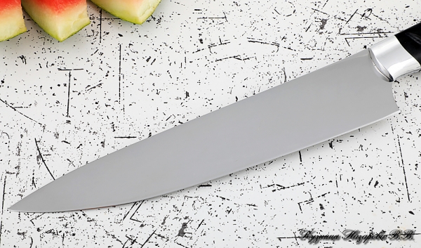 Knife Chef No. 14 steel 95h18 handle acrylic black