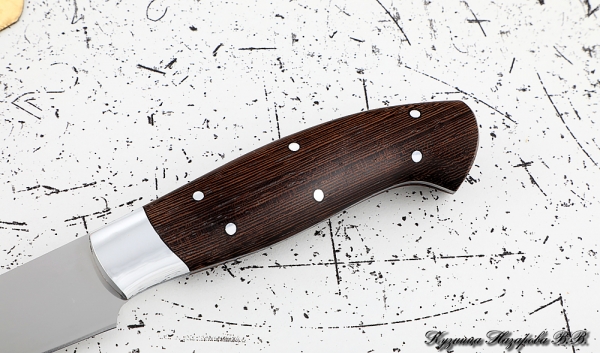 Knife Chef No. 6 steel 95h18 handle duralumin wenge