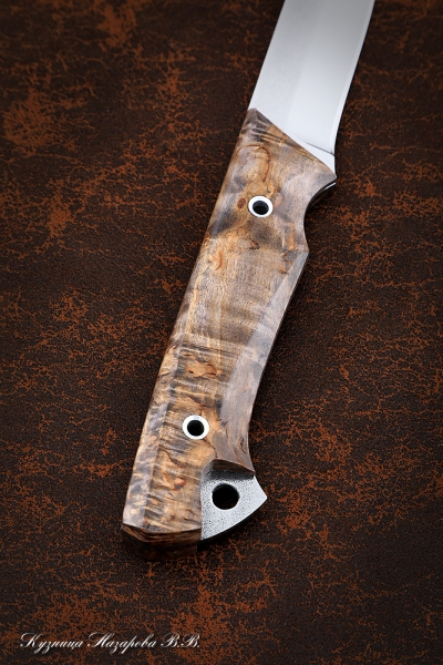Нож №3 Х12МФ ЦМ карельская береза коричневая