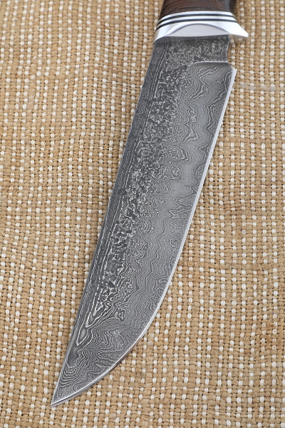 Нож Овод 2 клинок стальной трос рукоять береста