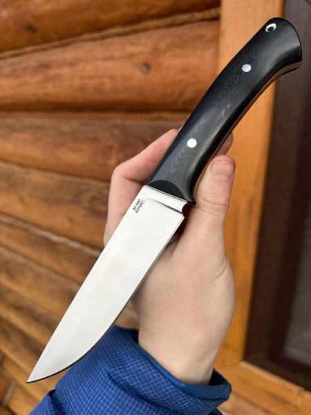 Нож "Барс" цельнометаллический сталь M390, накладки G10 (распродажа)