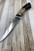 Нож Касатка 95Х18 — наборная рукоять: карельская береза, черный граб