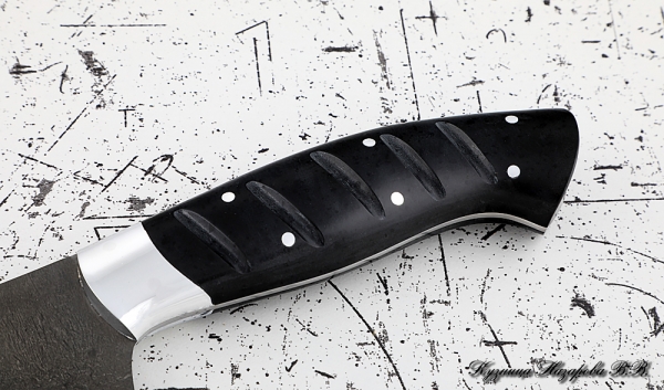 Knife Chef No. 14 steel H12MF handle acrylic black