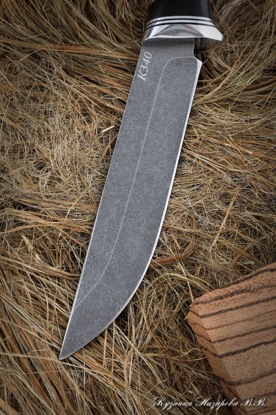 Нож Овод К340 береста черный граб