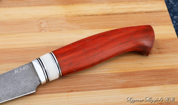Knife Chef No. 6 steel K340 handle paduk acrylic