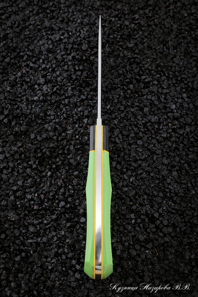 Knife No.19 Elmax CM G10 green + black