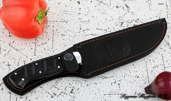 Knife Chef No. 8 steel 95h18 handle acrylic black