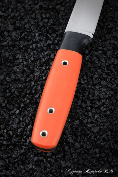 Knife No. 20 Elmax CM G10 orange + black
