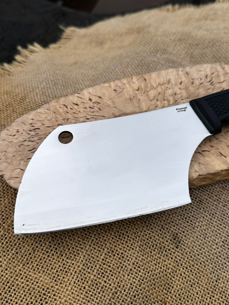 Нож Тяпка из стали х12мф, рукоять полимер 