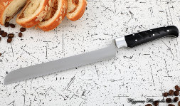 Knife Chef No. 15 steel 95h18 handle acrylic black