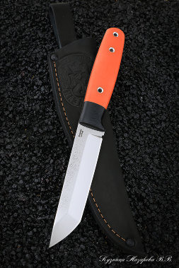 Knife No. 20 H12MF CM G10 orange + black