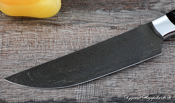 Knife Chef No. 8 steel H12MF handle acrylic brown