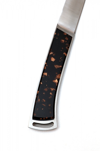 Seal Knife 2 Elmax acrylic brown (Coutellia)