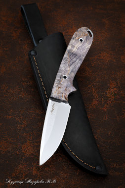 Knife No. 7 H12MF CM Karelian birch purple