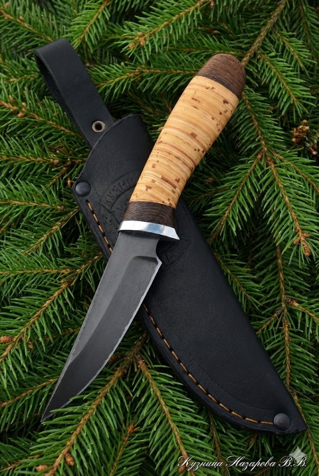 Нож Ласка х12МФ береста
