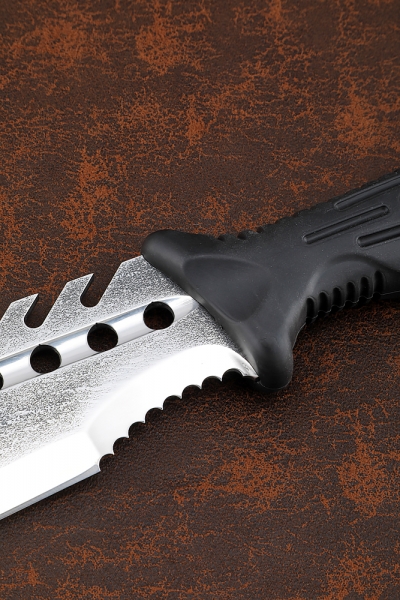 Нож Мачете №9 большая сталь 95Х18 рукоять полимер черный