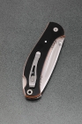 Folding knife Eagle H12MF with pin lining G10 black with orange, clip