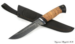 Knife Fighter HV-5 birch bark