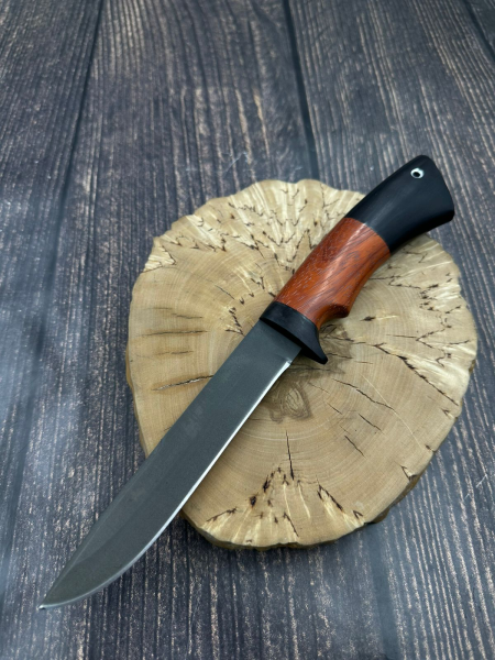 Нож &quot;Кардинал&quot; сталь х12мф, рукоять бубинга и черный граб (распродажа) 
