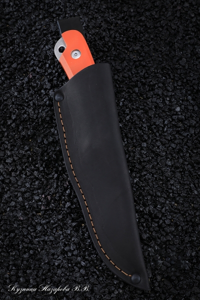 Нож №10 Х12МФ ЦМ G10 orange