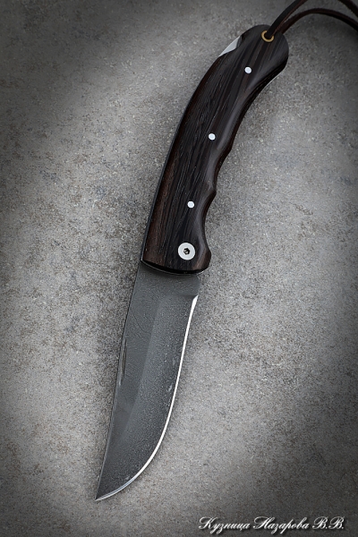 Нож складной Таежный сталь Х12МФ накладки венге