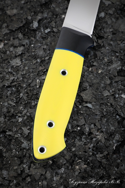 Нож №36 Х12МФ ЦМ G10 желтая + черная