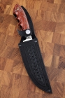 Uzbek knife ELMAX paduk carved with inlay