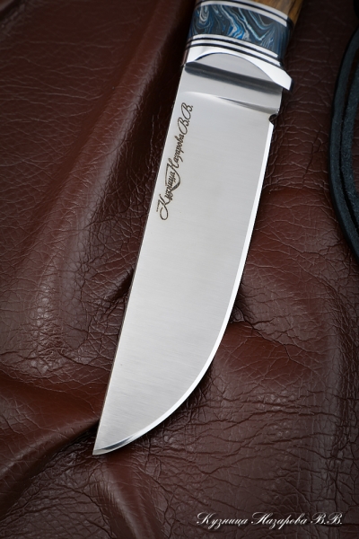 Golden Eagle knife 2 steel H12MF - satin handle Karelian birch acrylic